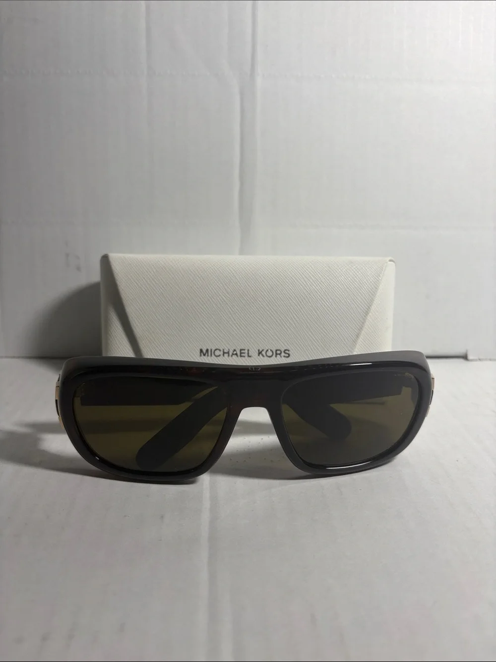 Michael Kors Christian Dior Dark Brown Wrap Sunglasses